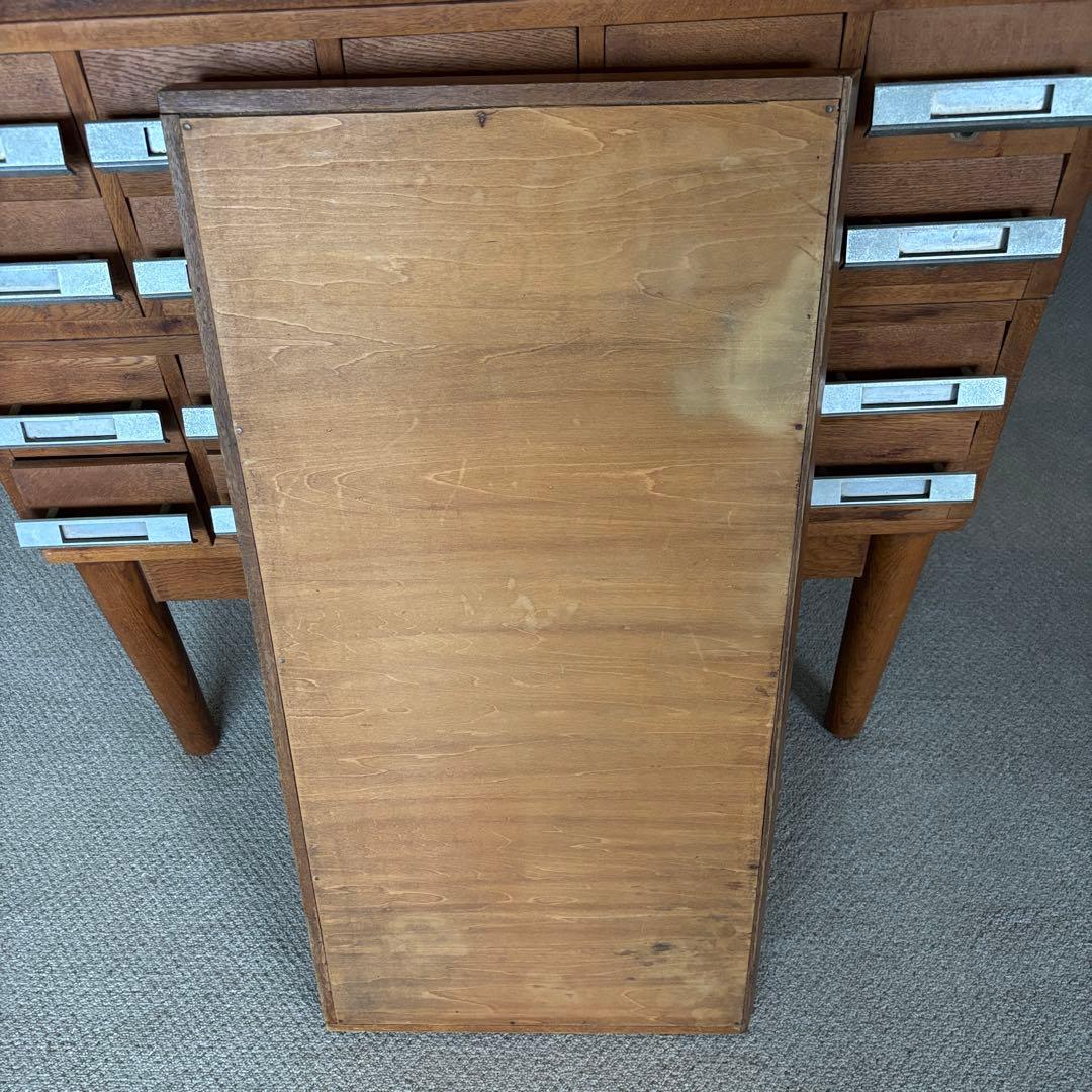 しげ様 図書館 キャビネット カード入 レトロ 店舗 アンティーク 什器 家具