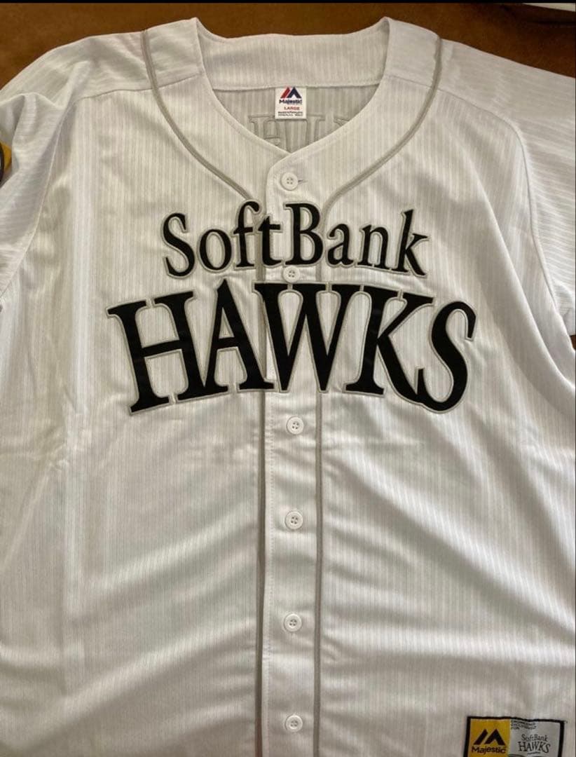 新品未使用　牧原大成選手 ホーム ユニフォーム Lサイズソフトバンクホークス