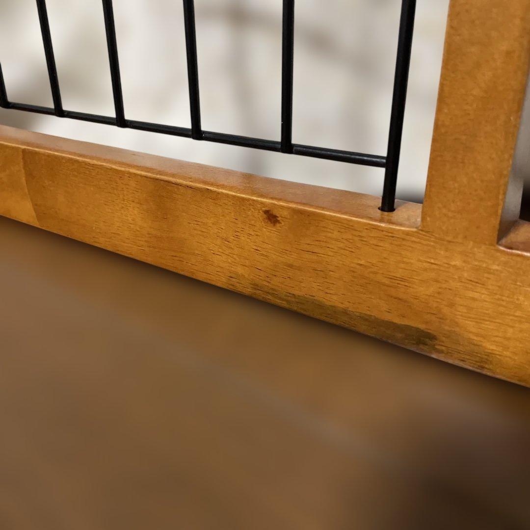 犬用ケージ 小型犬中型犬用 ブラウン　天然木　組み立て簡単　重厚