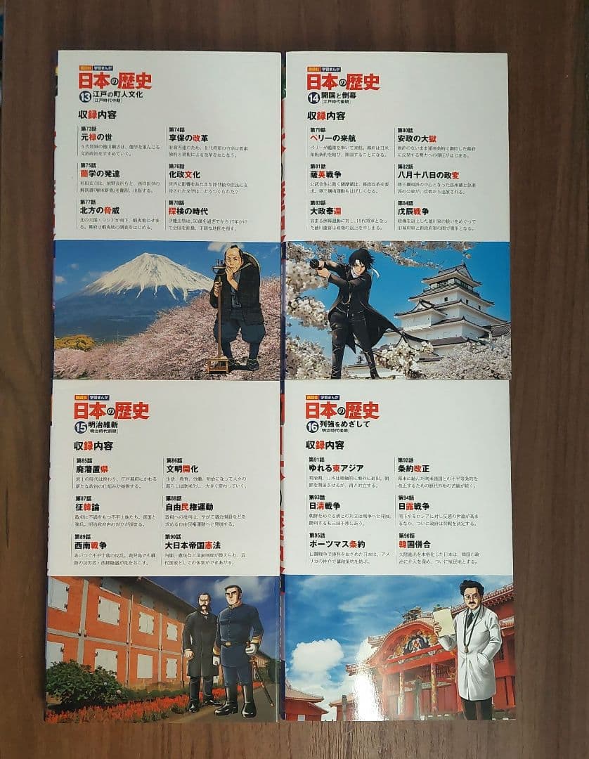 【新品同様】日本の歴史 講談社 学習漫画 全巻セット 特典歴史人物データカード付