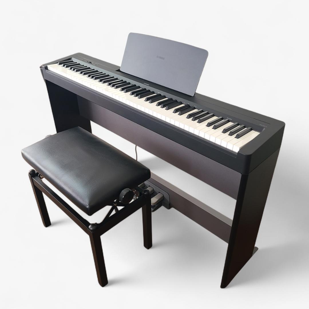 ヤマハ YAMAHA 電子ピアノ P-145B スタンド他付属品多数 豪華セット