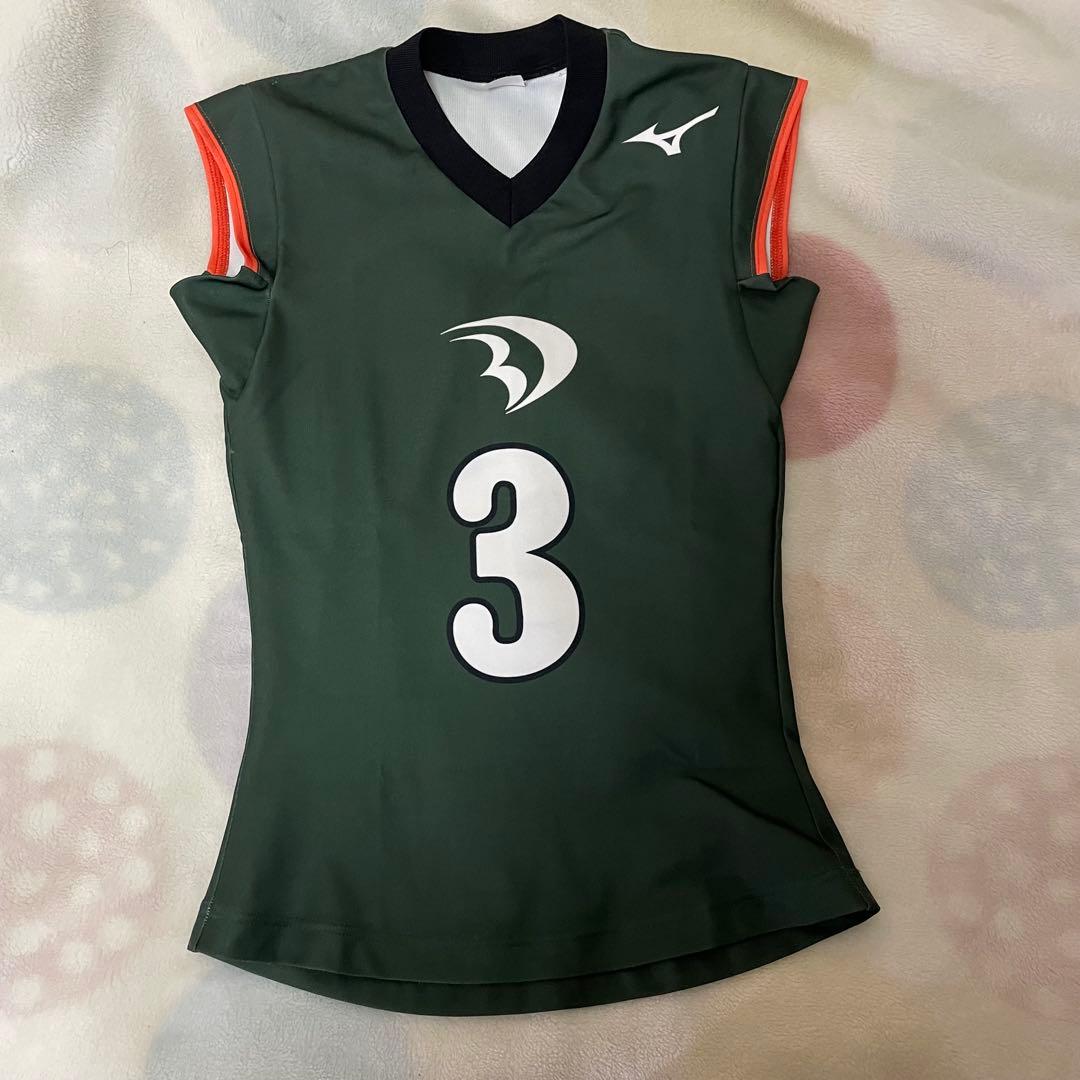 Mizuno バレーボールユニフォーム大東文化大学3番