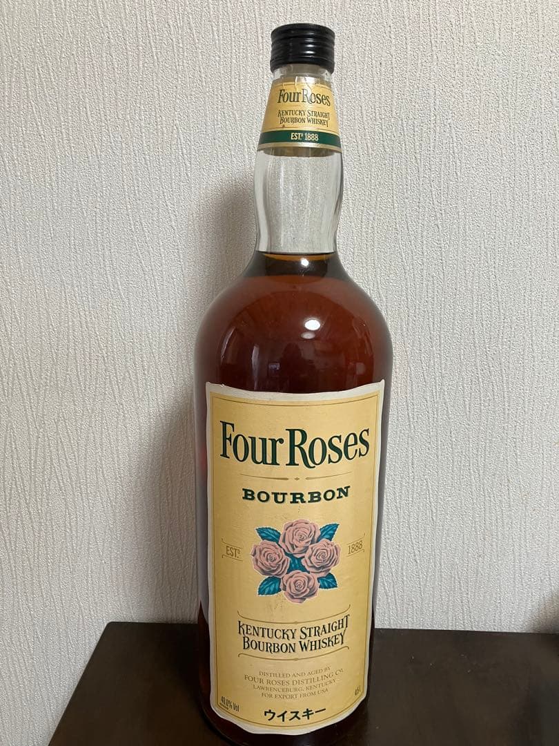 4500mlフォアローセス 古酒 貴重マグナムボトル バーボンウイスキー