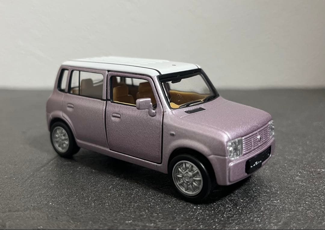 ミニカー スズキ ラパン HE21S ラベンダーメタリック2トーン 非売品