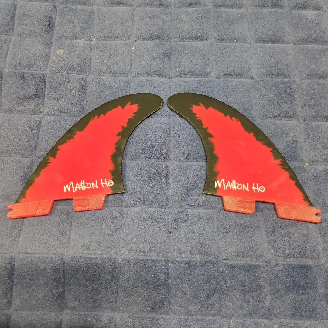 FCS II Mason Ho サーフボードフィン 赤黒