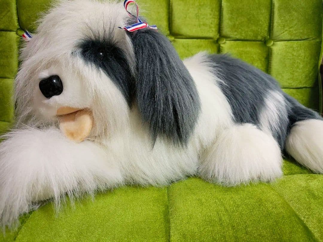 リアルなワンちゃん犬のぬいぐるみ　70㎝くらい　 シープドック