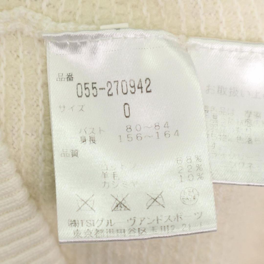 PEARLY GATES ニット 長袖　カシミヤ混　セーター　ゴルフ　0 S