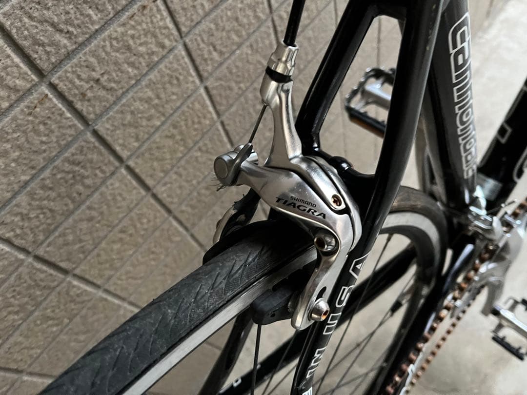 キャノンデール　C9 ロードバイク9速 リアアーム右曲がり有　引き取り希望