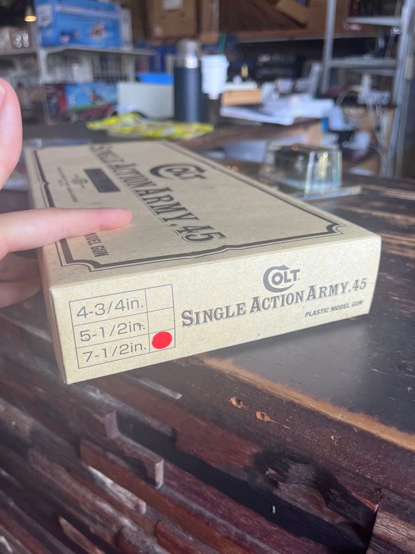 COLT Single Action Army .45 プラスチックモデルガン