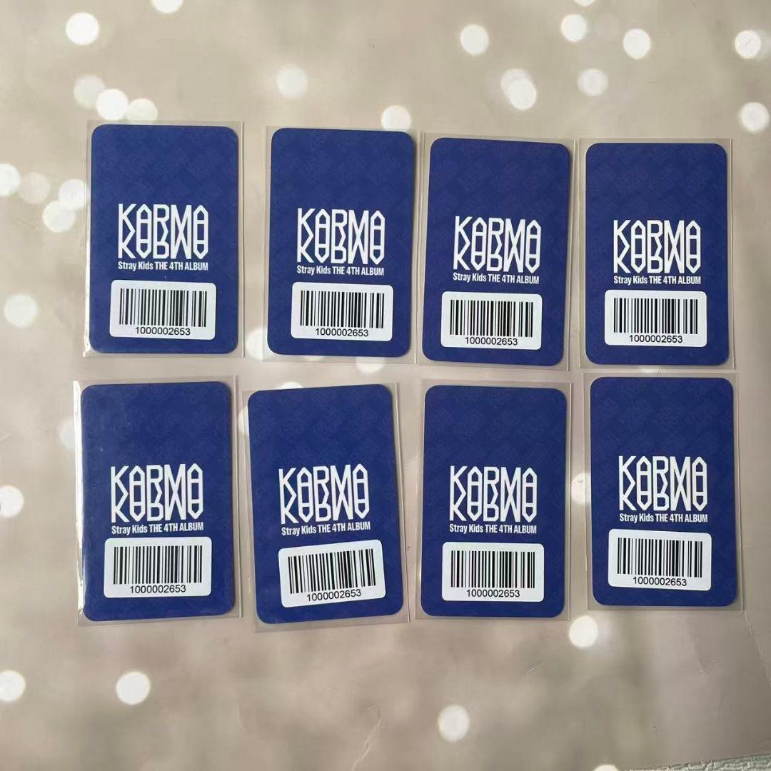StrayKids KARMA FANS リスパ 特典 限定 トレカ 8枚