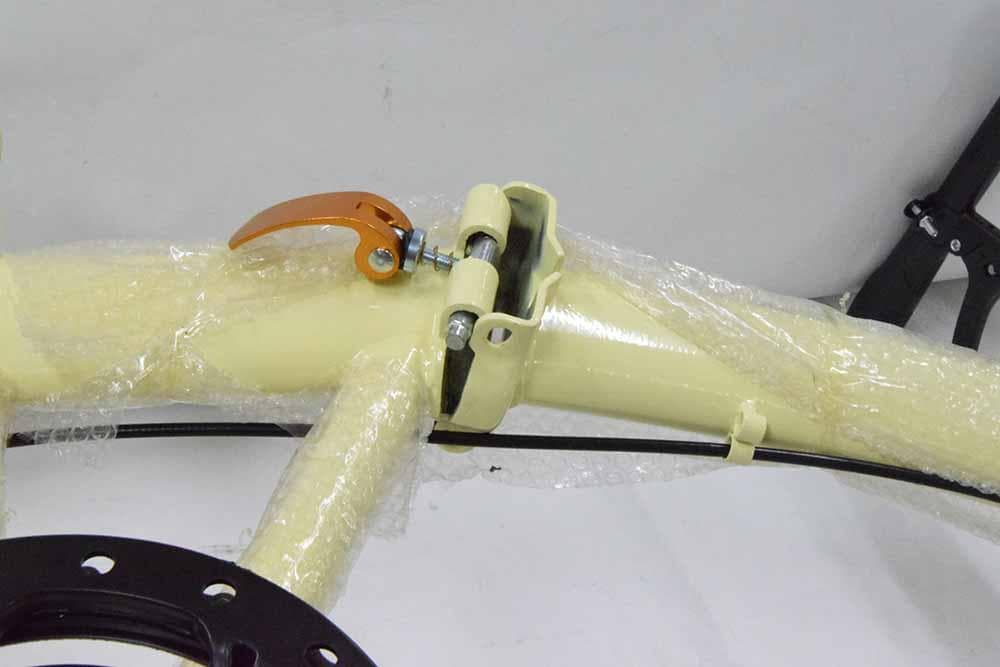 折りたたみ自転車 ２０インチ ミニベロ ママチャリ 折り畳み自転車ブラウン