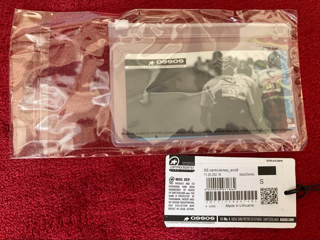 アソス assos SS.centojersey_EVO8 黒　Sサイズ