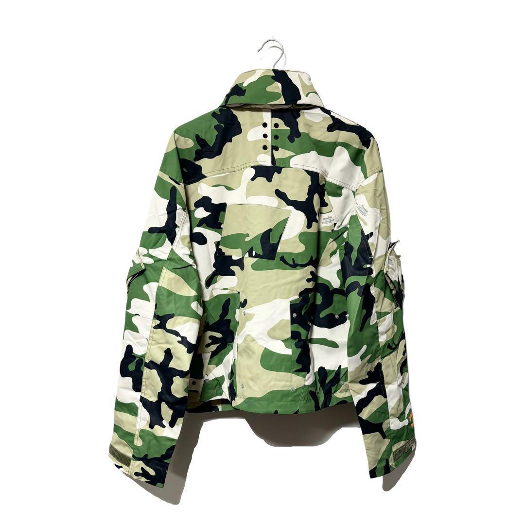新品 ラッセルノ ゴルフ 2Way カスタム ロング ジャケット カモ XL 6
