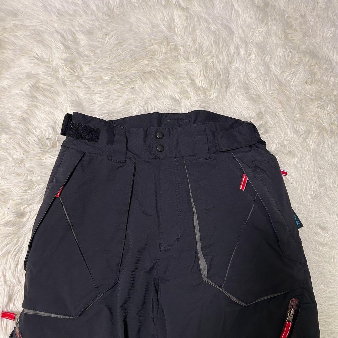 【美品】FABLICE ファブリス スキーウェア 上下 シンプル ブラック M