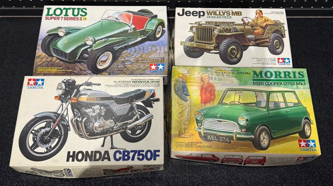 未組み立て年代物プラモデル9点セット　タミヤ　フジミ