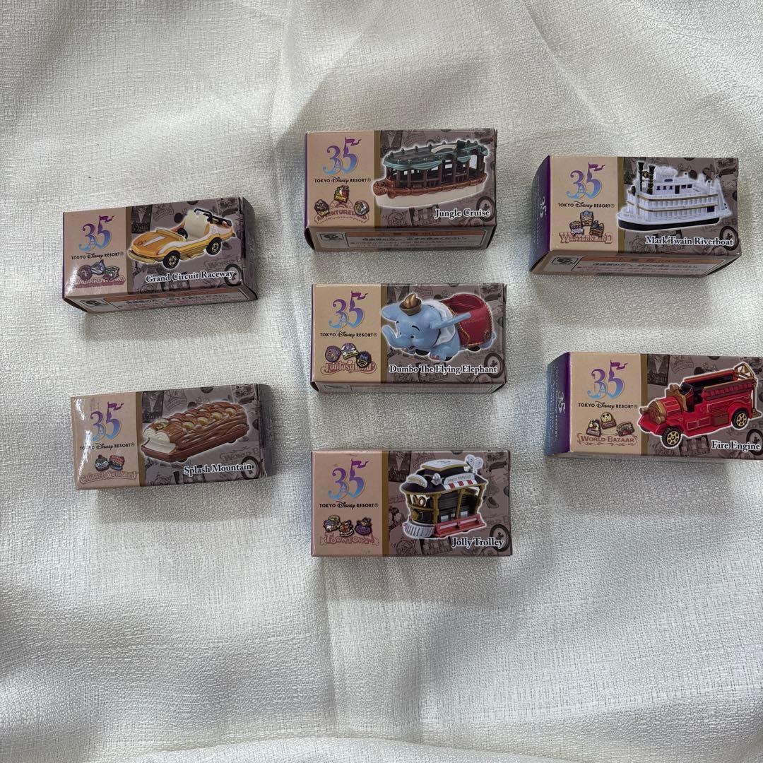 ディズニーリゾート35周年記念トミカ7台セット