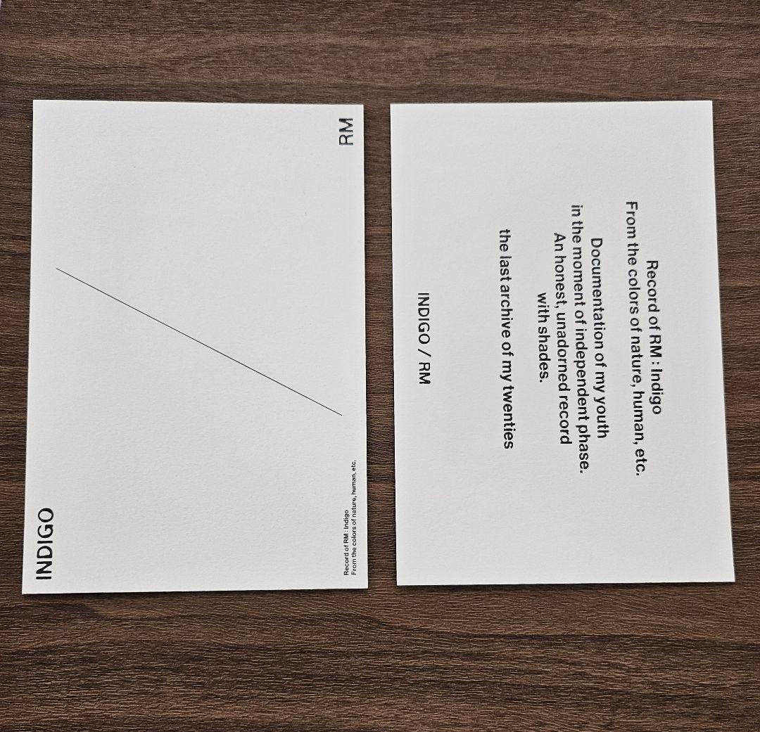 BTS Indigo RM ナムジュン 特典 ホログラム トレカ ラキドロ