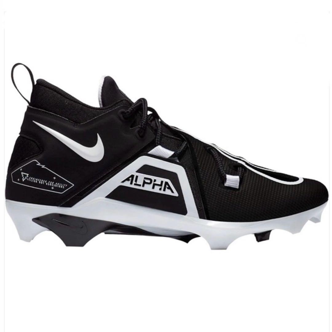 ナイキ 28.5 アルファメナス 3 アメフト スパイク シューズ 靴 黒 md