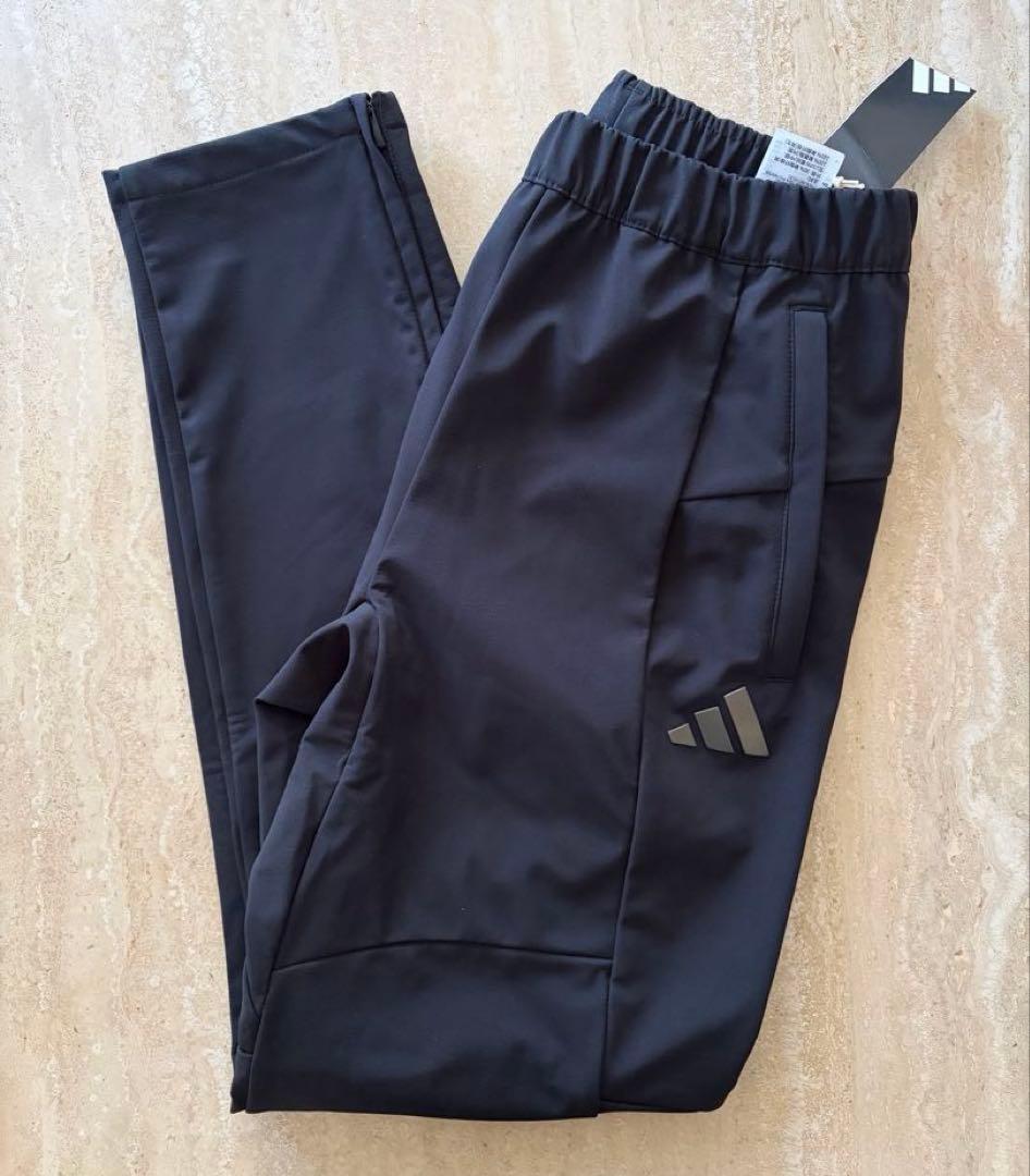 adidas フリースウーブン　アンクル丈　オープンヘムパンツ　Sサイズ