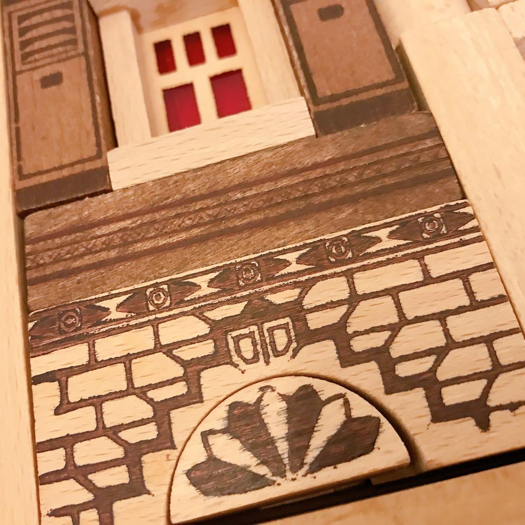 ドイツ　エバート 社　街の積み木　建築積み木　ドイツ製