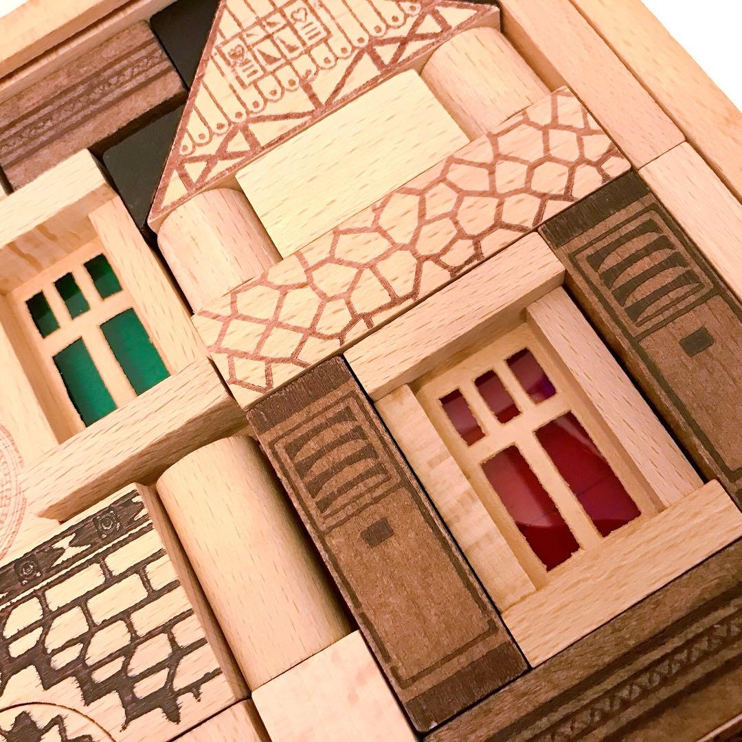 ドイツ　エバート 社　街の積み木　建築積み木　ドイツ製