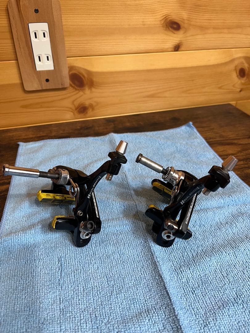 カンパニョーロ　スーパーレコード11速用クランク、前後ディレイラー、前後ブレーキ