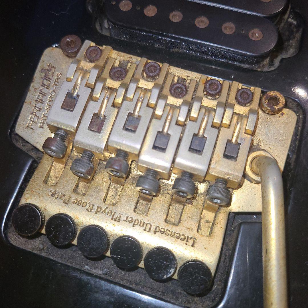 【FERNANDES】APG-85S エレキギター 黒 GLAY HISASHI