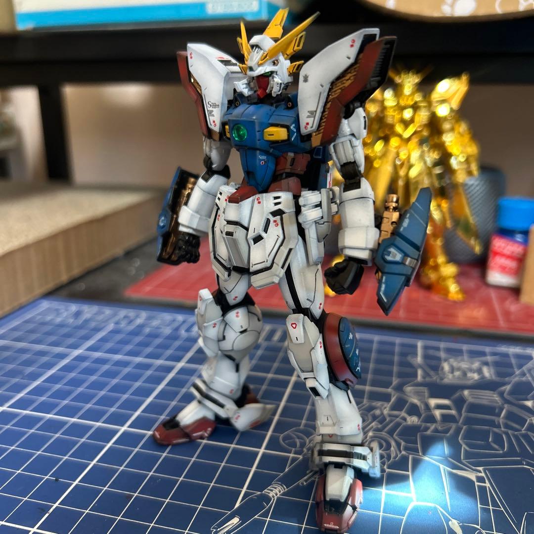 RGシャイニングガンダム塗装完成品