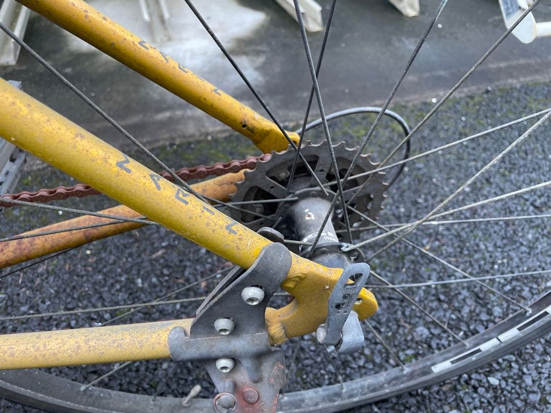 MARIN クロスバイク イエロー 宮城県直接引取り限定