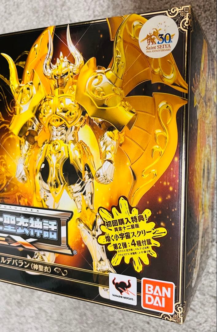 【未開封】聖闘士聖衣神話タウラスアルデバラン 神聖衣 セイントクロスマイス EX