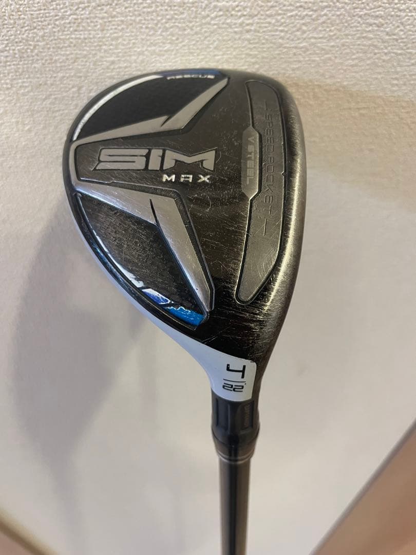 TaylorMade SIM MAXユーティリティU4 22°　S