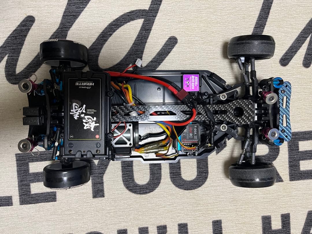 タミヤ tt02 2駆ドリ MRCコンバ搭載 ボディ無し フルセット