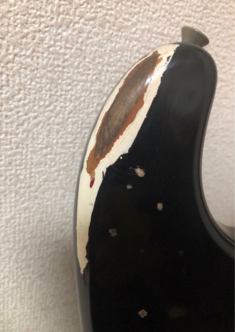 激シブ！レリック加工のヴィンテージ風ストラット￼タイプエレキギター　メーカー不明
