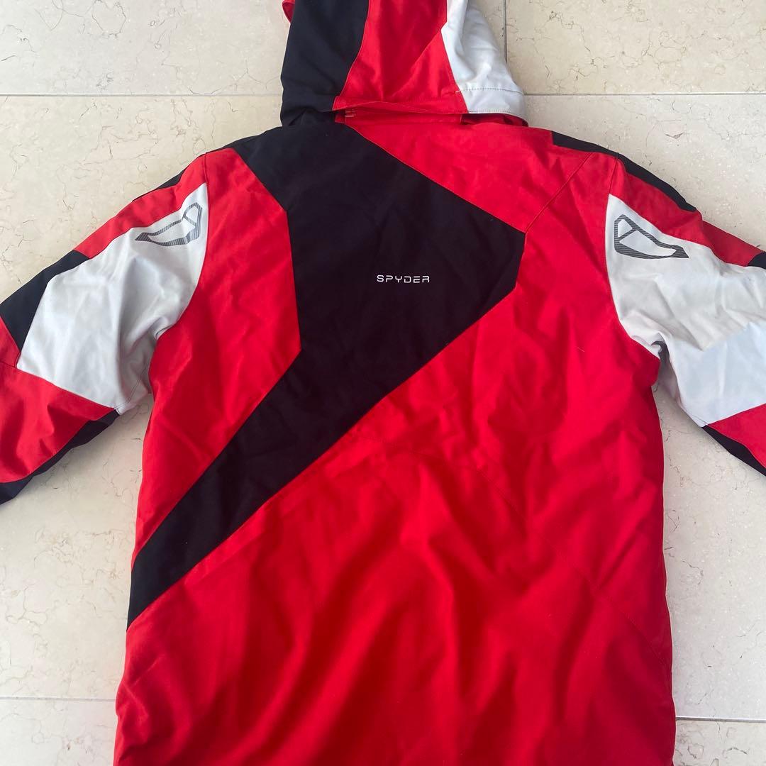 Spyder size 14 子ども用スキーウェア 赤黒白