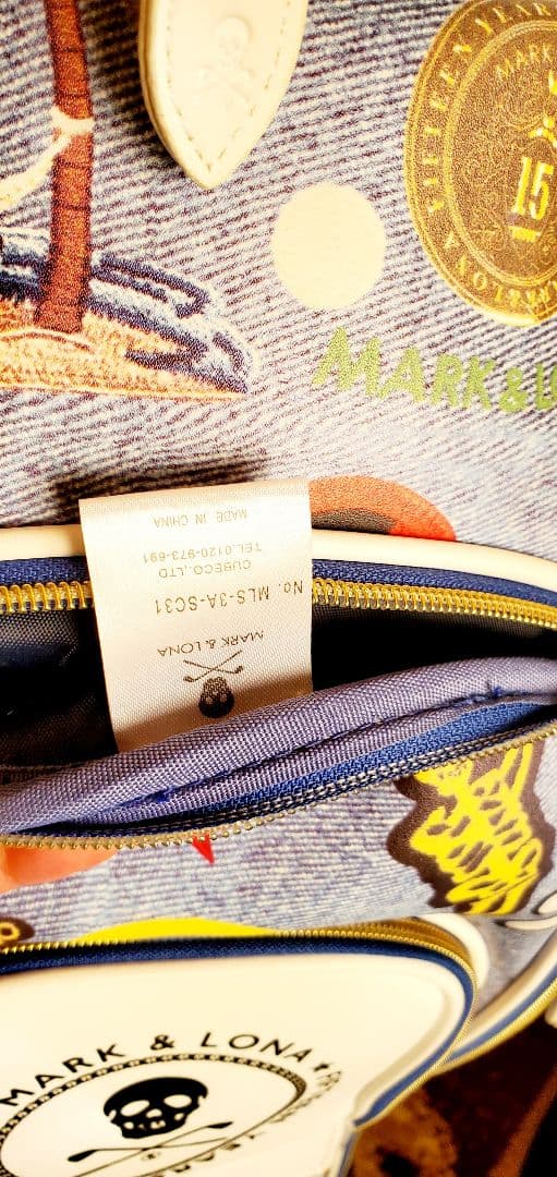 （値下げしました）マークアンドロナ　新品　未使用　15周年記念限定　ゴルフバッグ