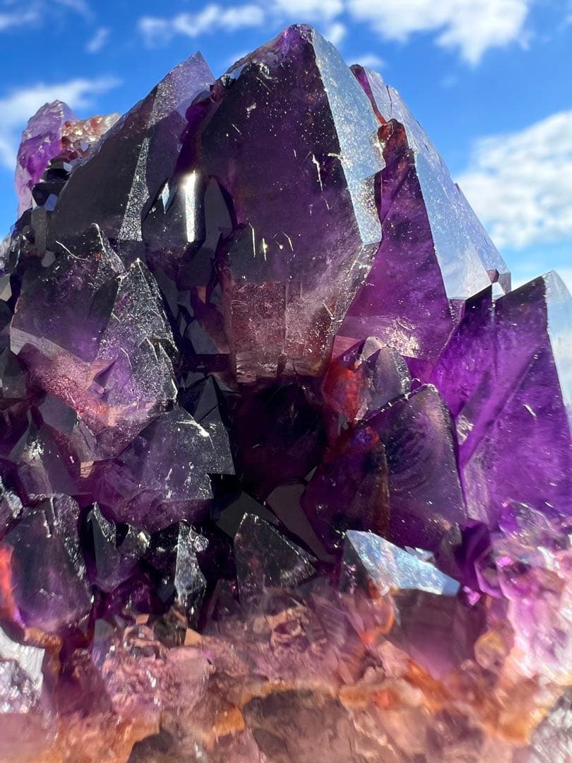 週末限定価格✨美✨希少石✨宝石質 オーラライト23 美しい神殿型原石✨導きの石