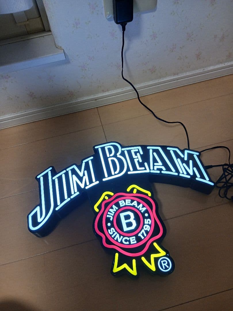 ジムビーム　ネオン　看板　ライト
