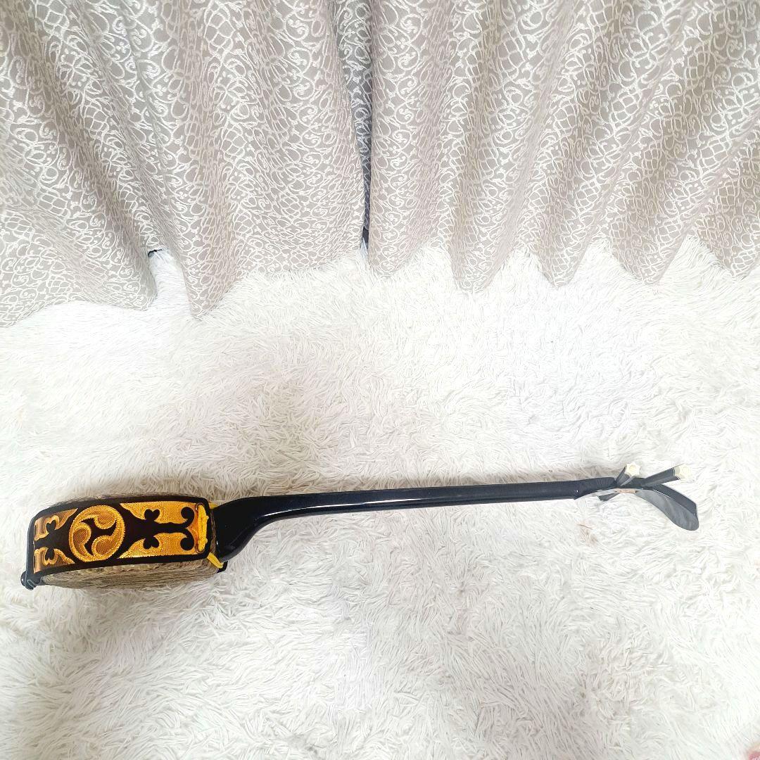 【高級品•職人手造り】沖縄三線 本蛇皮 本張り 本皮 弦楽器 和楽器 琉球