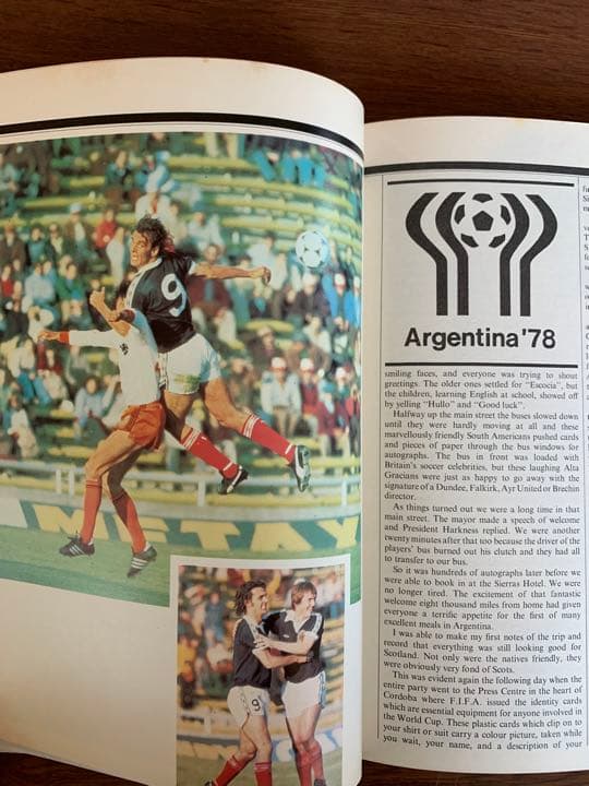 希少 1978年 スコットランドサッカー協会(SFA)第1回年鑑　初版本