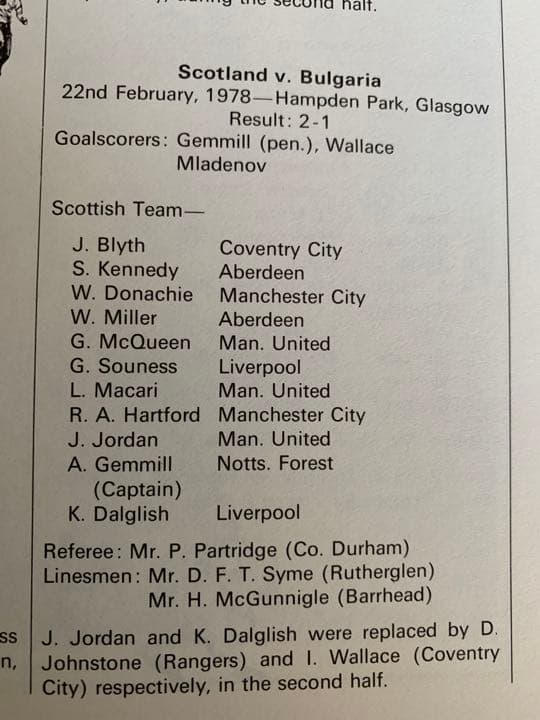 希少 1978年 スコットランドサッカー協会(SFA)第1回年鑑　初版本