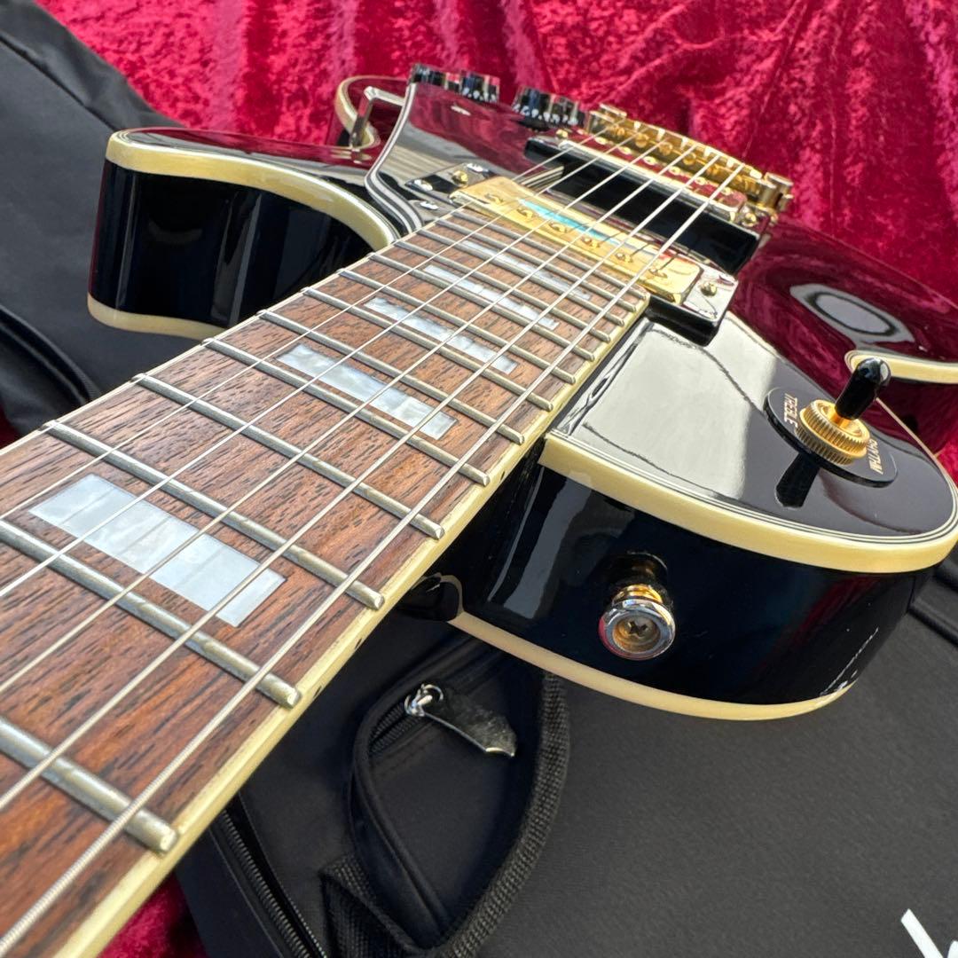 美品 メンテ済 Epiphone Les Paul CUSTOM Ebony