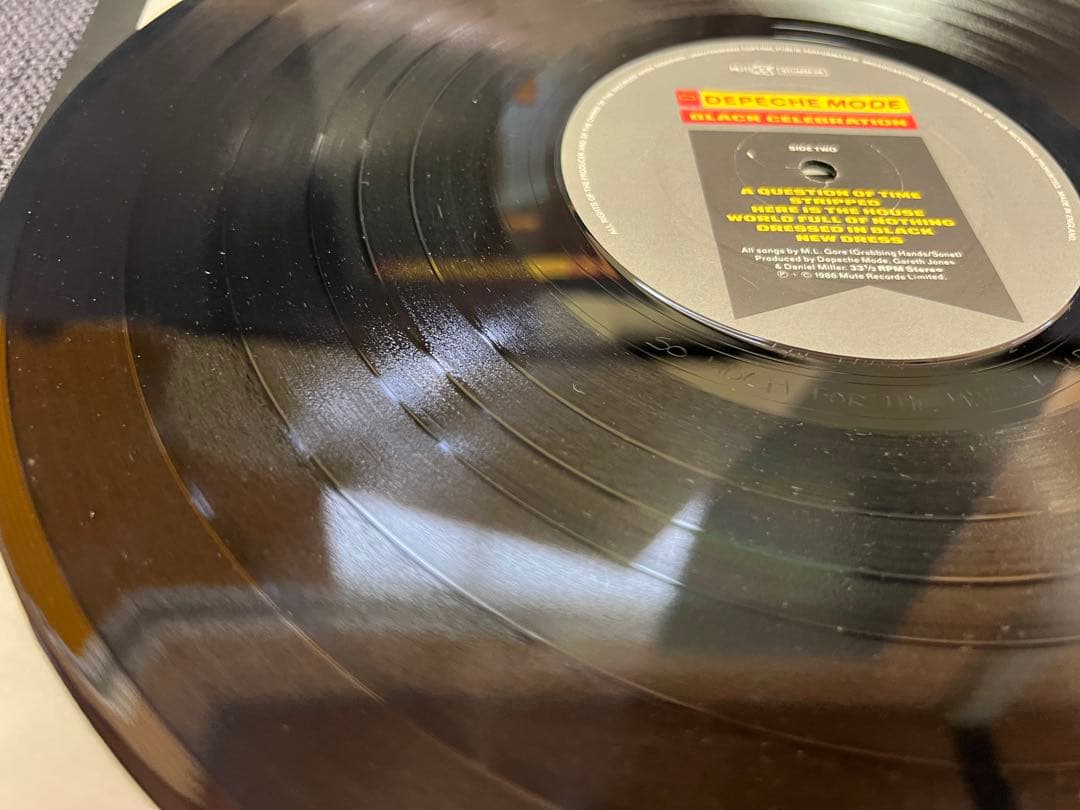 Depeche Mode ブラック・セレブレーション LP洋楽P-13279