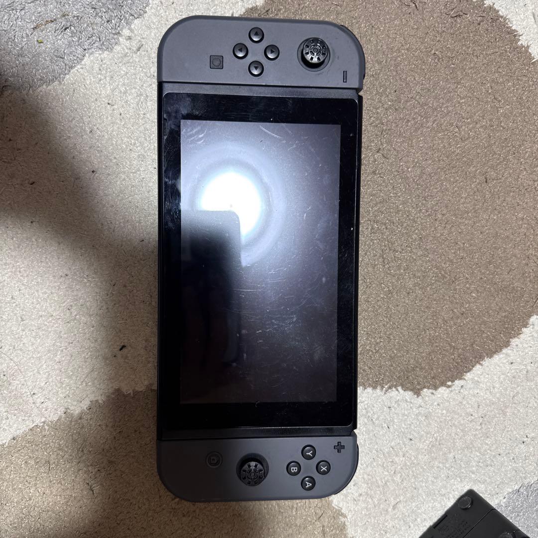 Nintendo Switch 本体 グレー　箱あり