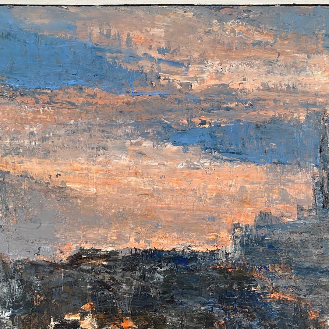 【美品♥️】 パリ 油絵 セーヌ川 橋 ⭐︎ フランス購入 絵画 ⭐︎ Paris ♪