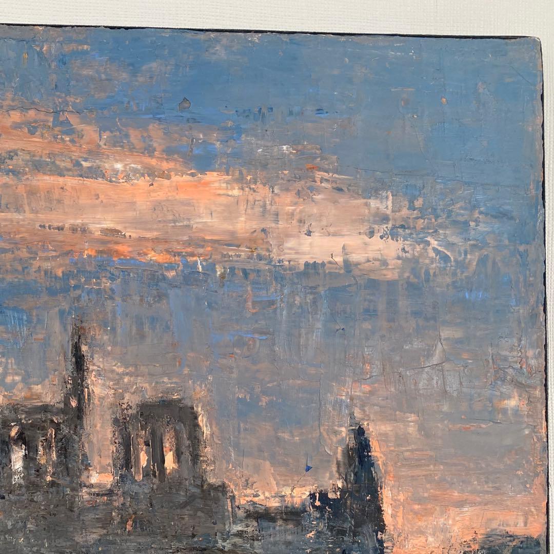 【美品♥️】 パリ 油絵 セーヌ川 橋 ⭐︎ フランス購入 絵画 ⭐︎ Paris ♪