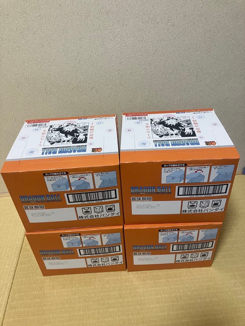 ドラゴンボール40周年記念 箱 シール　ウエハース