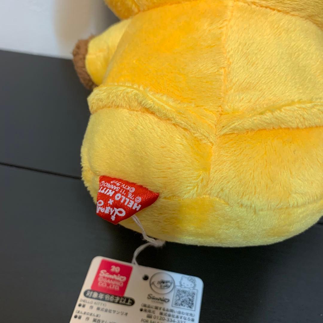 極美品✨稀少タグ付　まんまのまんま　ハローキティ ぬいぐるみ Mサイズ　サンリオ