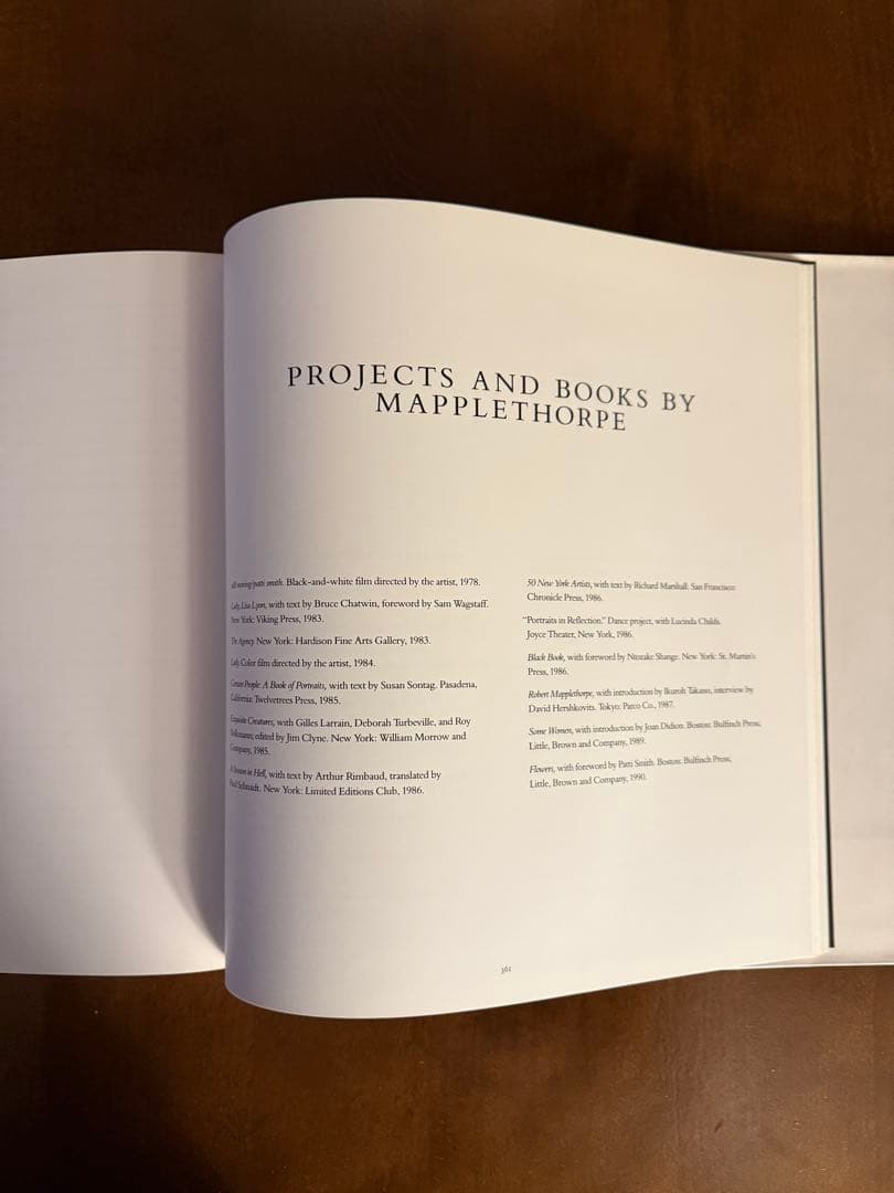 ロバート・メイプルソープ写真集　大判写真集