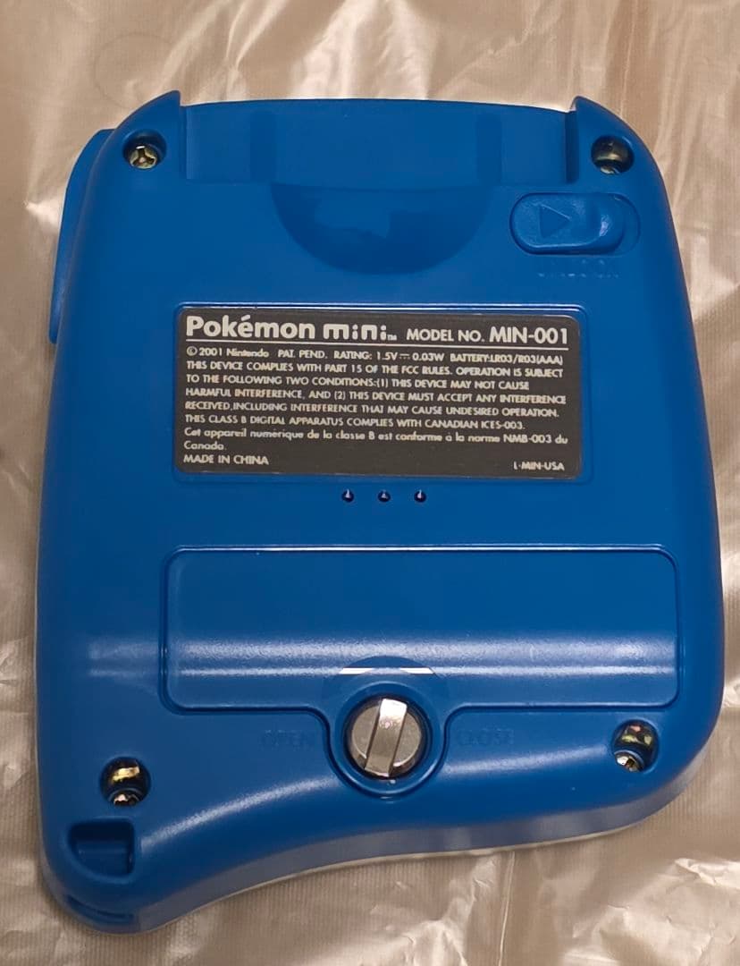 ポケモンミニ MIN-001 米国版 Pokemon Mini 本体