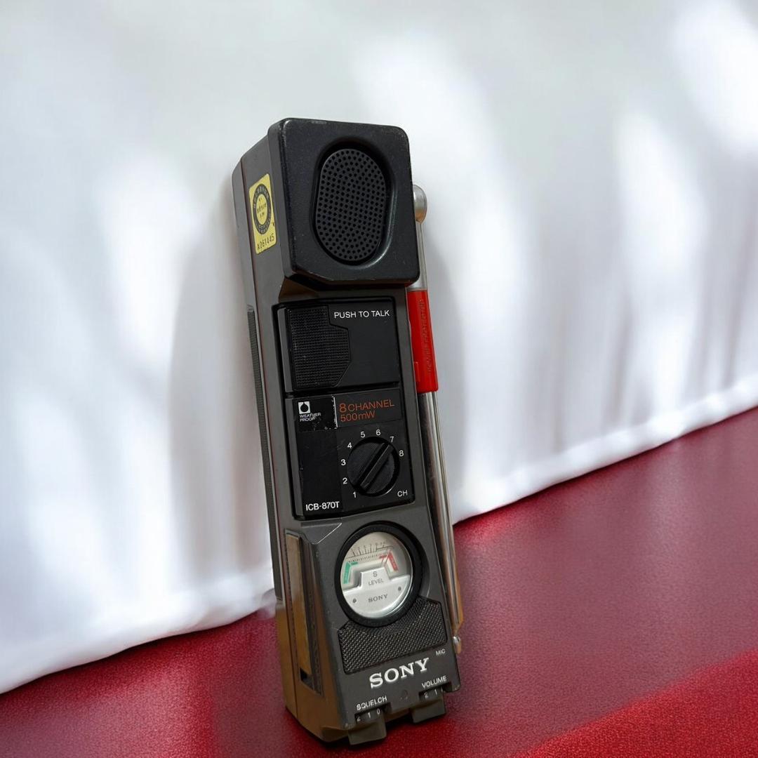 A ☆ ソニー ICB-870T 8ch トランシーバー 無線機 市民ラジオ